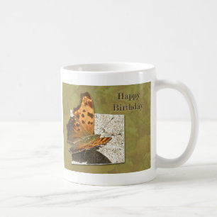 Mug Papillon Comma de l'aile d'Anniversaire