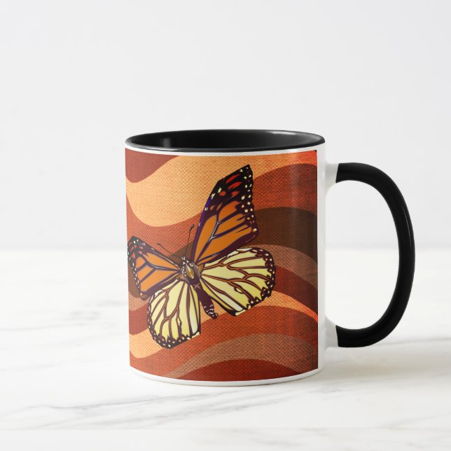 Mug Papillon couleur automne (Droite)