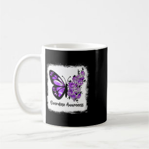 Mug Papillon Daisy Blanchi Ruban Violet Overdose Ah