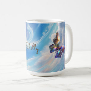 Mug Papillon Dans Les Nuages