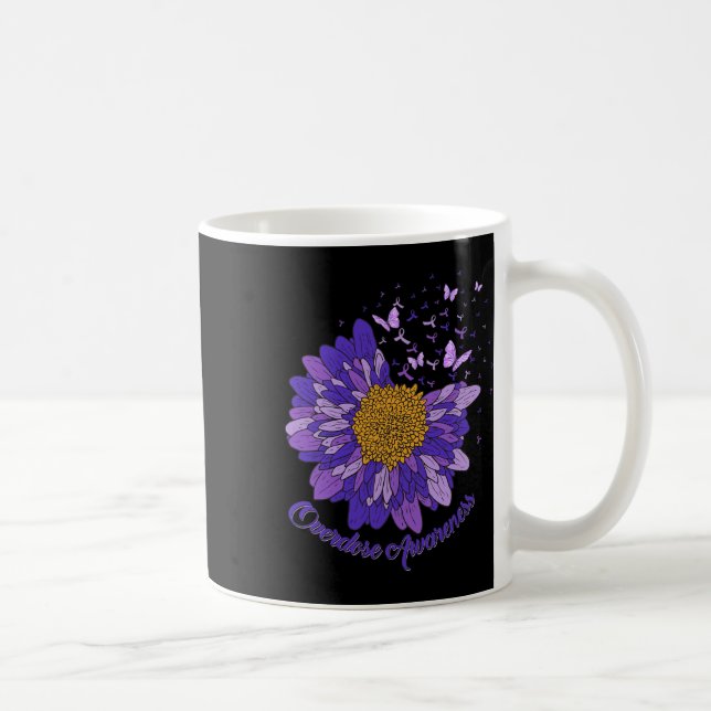 Mug Papillon de marguerite violet sensibilisation à la (Droite)