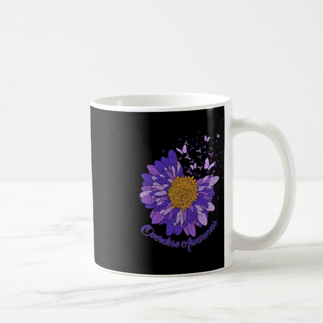 Mug Papillon de marguerite violet sensibilisation à la (Droite)