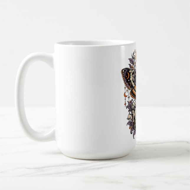 Mug Papillon de mort de magie de minuit (Gauche)
