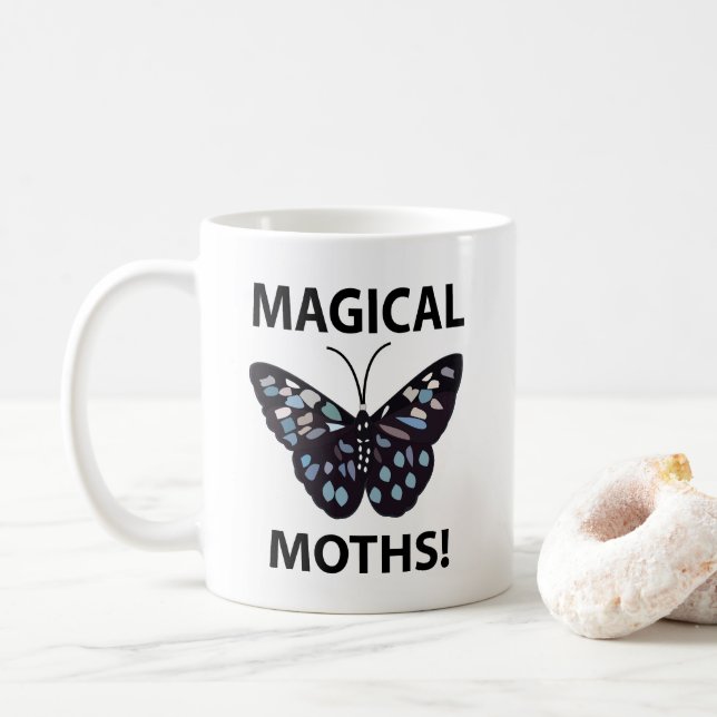 Mug Papillon de Nuit Papillons Magiques (Avec donut)