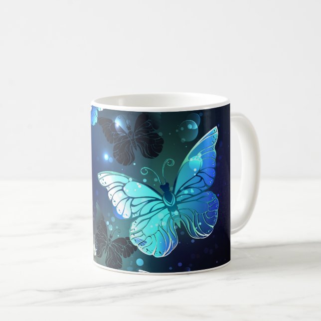 Mug Papillon de nuit voltigeant (Devant droit)