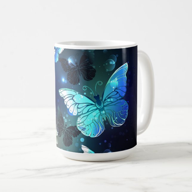 Mug Papillon de nuit voltigeant (Devant droit)