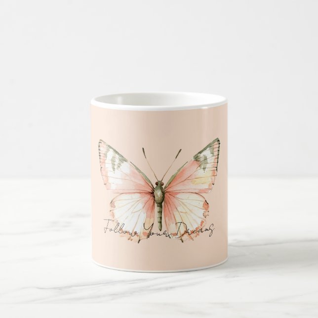 Mug Papillon de pêche (Centre)