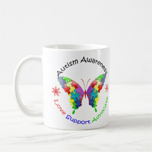 Mug Papillon de sensibilisation sur l'autisme