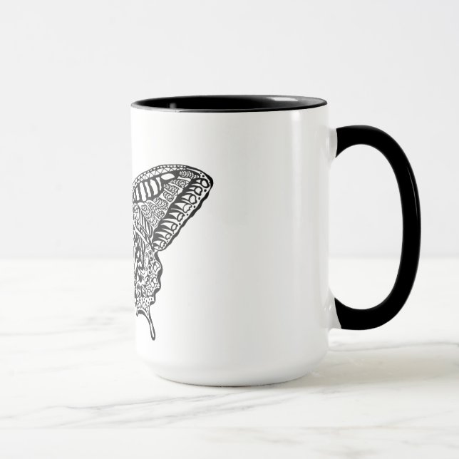 Mug Papillon de style (Droite)