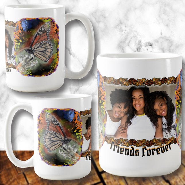 Mug Papillon des amis pour toujours (Créateur téléchargé)