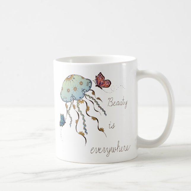 Mug Papillon et méduse (Droite)