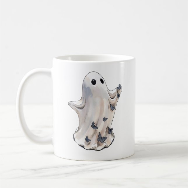 Mug Papillon fantôme Halloween (Gauche)