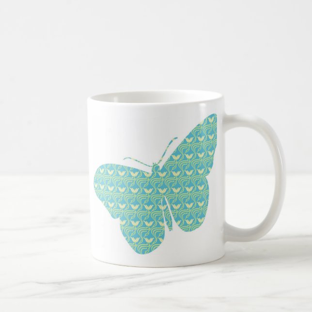 Mug Papillon féminin mignon (Droite)