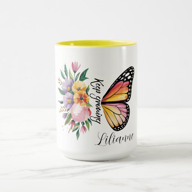 Mug Papillon floral (Centre)