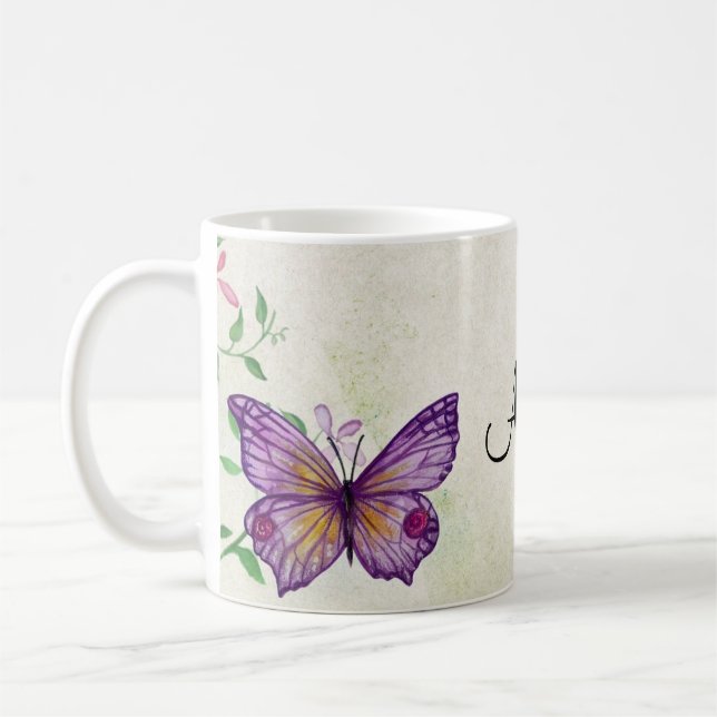 Mug Papillon - Flore (Gauche)