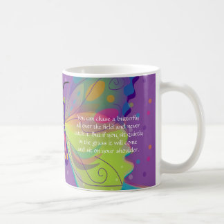 Mug Papillon grand et brillant avec poème