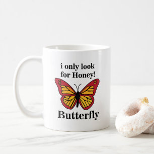 Mug Papillon Je ne cherche que du miel Papillon