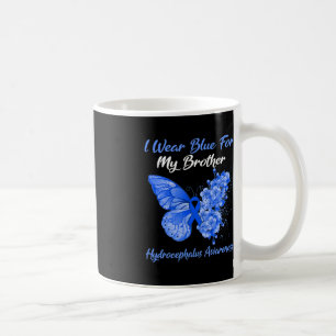 Mug Papillon Je Porte Du Bleu Pour Mon Frère Hydrocéph