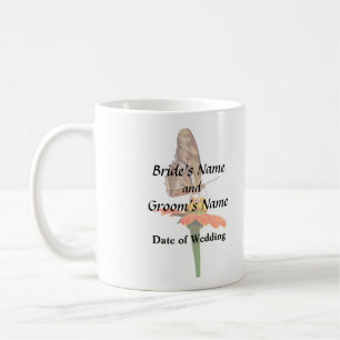 Mug Papillon Julia sur Zinnia II