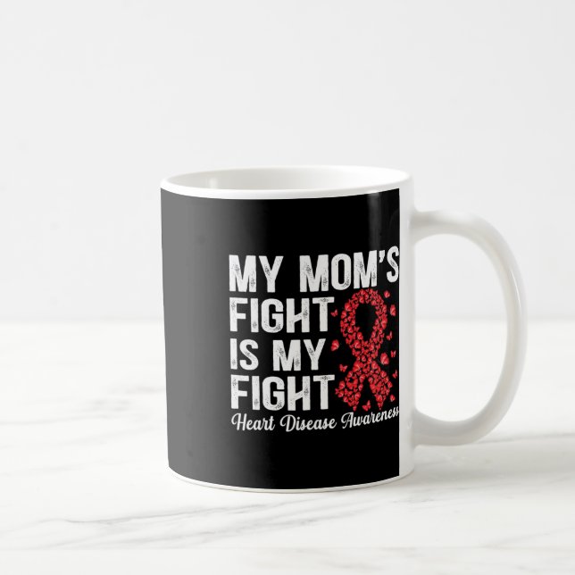 Mug Papillon Le combat de ma mère est mon combat Malad (Droite)