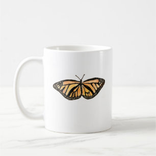 Mug Papillon monarque Peinture d'insectes