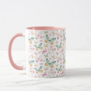 Mug Papillon Motif Aquarelle
