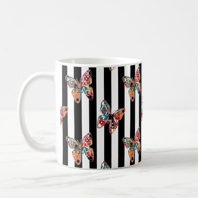 Mug Papillon multicolore (Gauche)