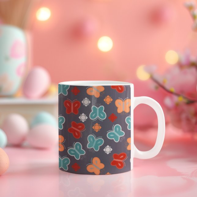 Mug Papillon multicolore (cups and mugs)