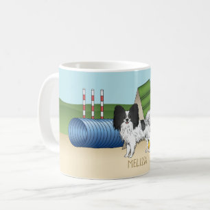 Mug Papillon Noir Et Blanc Avec Équipement D'Agilité