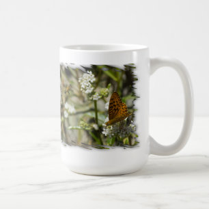 Mug Papillon orange et abeille