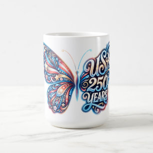 Mug Papillon pour le 250e anniversaire des États-Unis