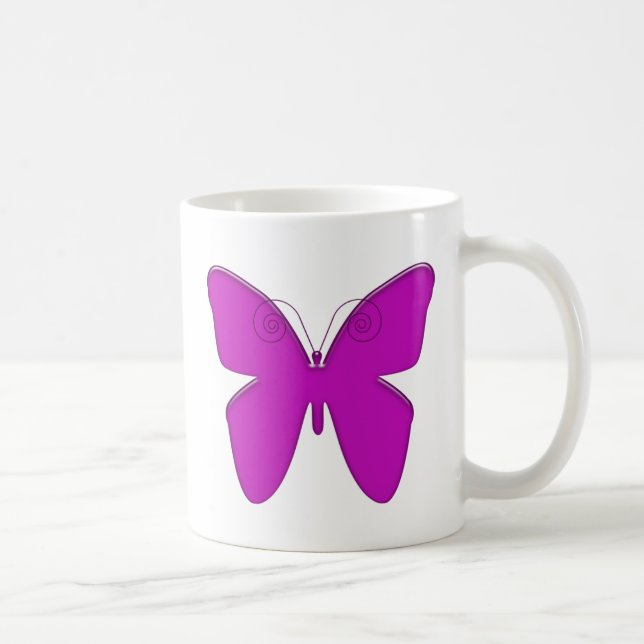 Mug Papillon pourpre (Droite)