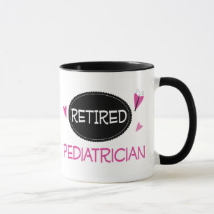 Mug Papillon retiré de rose de pédiatre