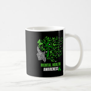 Mug Papillon Rétro Santé Mentale S Sensibilisation Fem