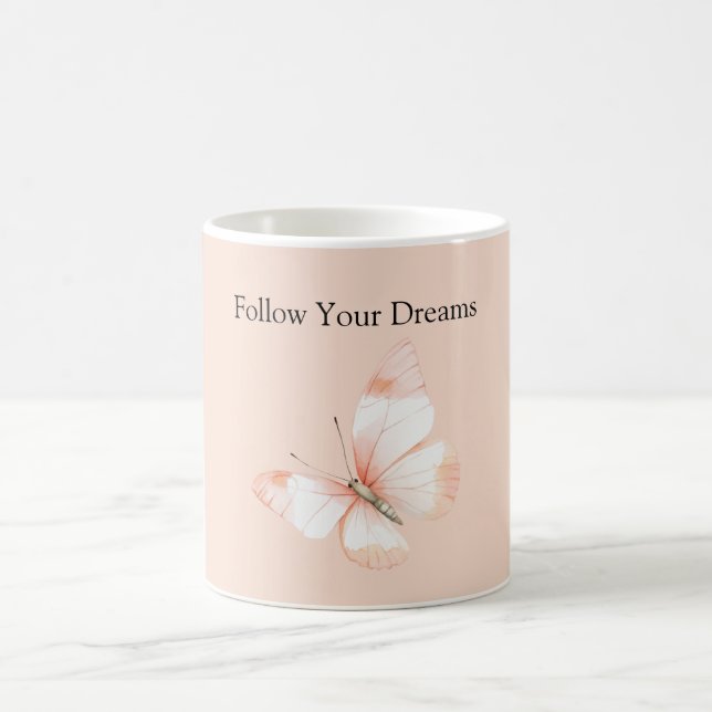 Mug Papillon Rêves de Pêche (Centre)