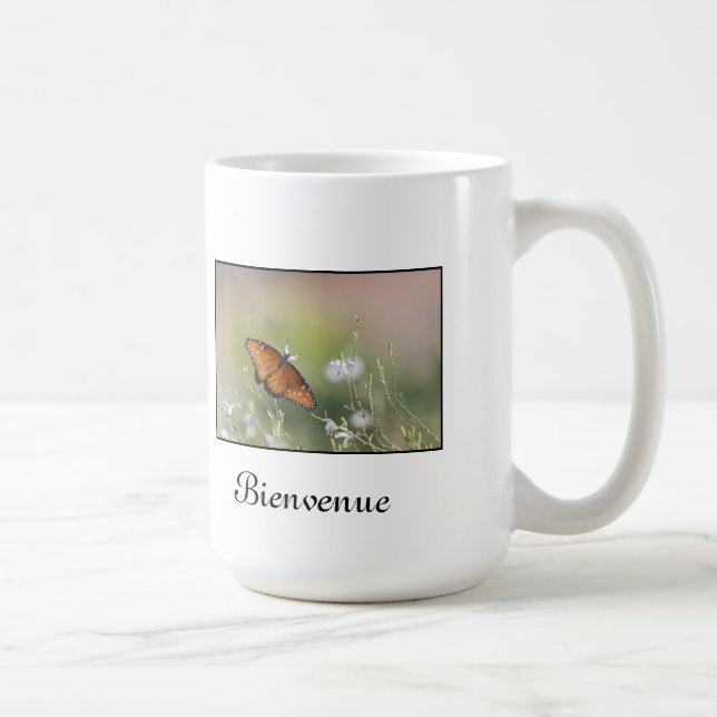 Mug Papillon royal Bienvenue (Droite)