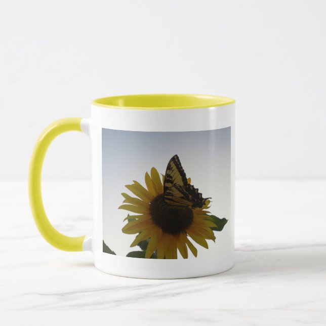 Mug Papillon se reposant au crépuscule (Gauche)