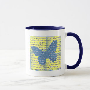 Mug Papillon Slogan