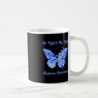 Mug Papillon Son combat est Mon combat Alopécie Consci