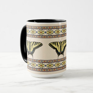 Mug Papillon Southwestern jaune Swallowtail