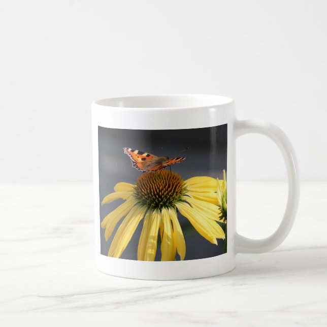 Mug Papillon sur fleur (Droite)