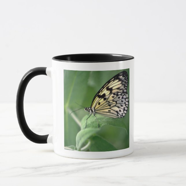 Mug Papillon sur la feuille (Gauche)