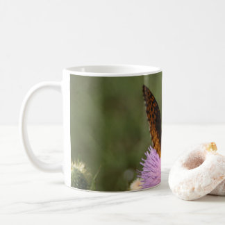 Mug Papillon sur un chardon