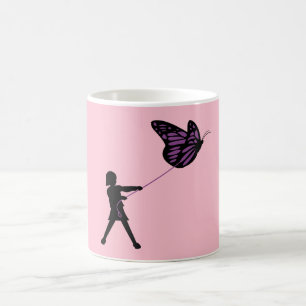 Mug Papillon sur une laisse
