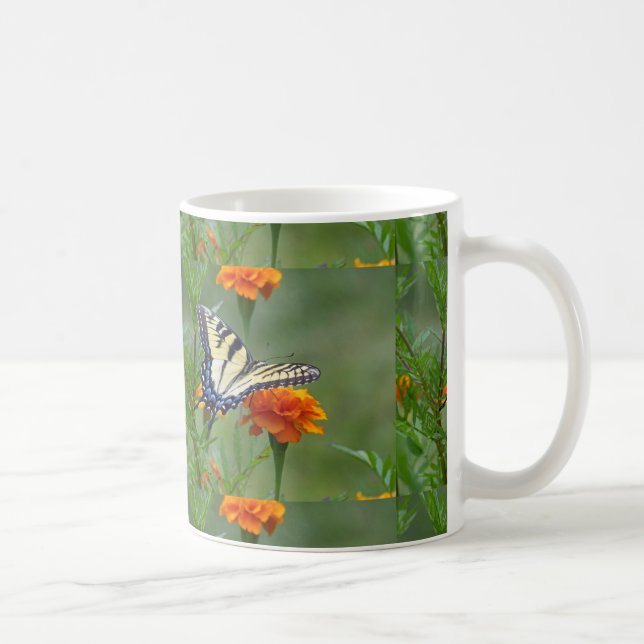 Mug Papillon tigre de l'Est femelle jaune (Droite)