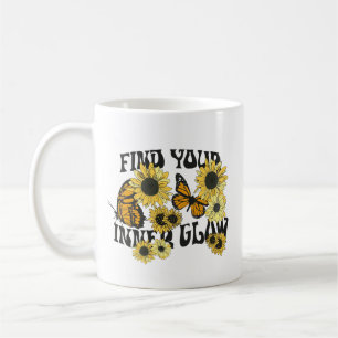 Mug Papillon vintage Trouvez votre lumière intérieur