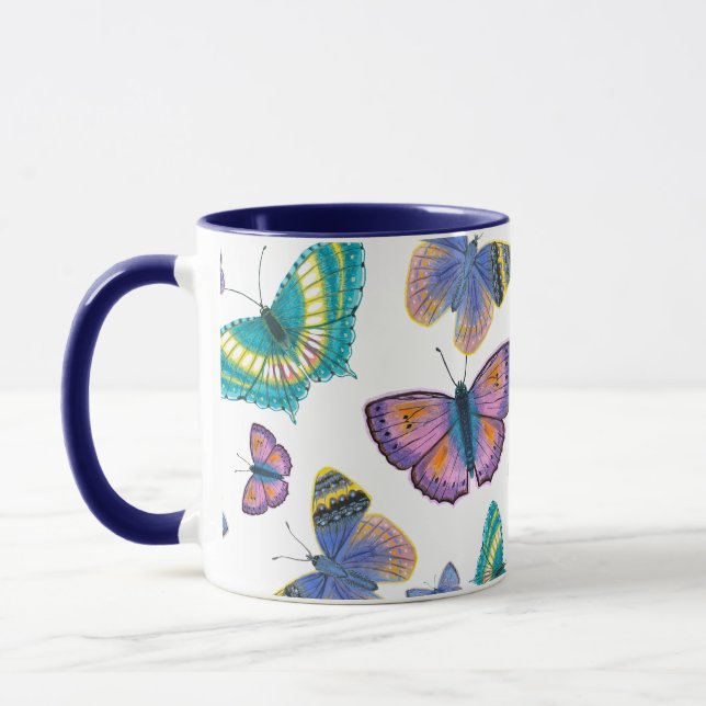 Mug Papillons (Gauche)
