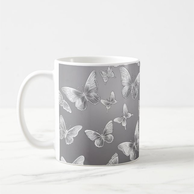 Mug Papillons argentés Amateurs de faune (Gauche)