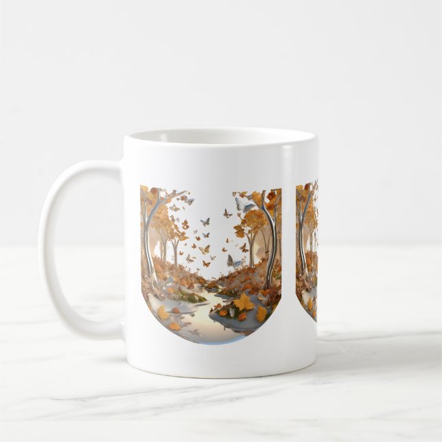 Mug Papillons automnaux (Gauche)