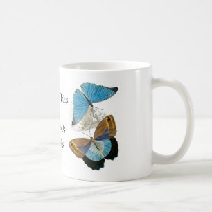 Mug Papillons - Bleu